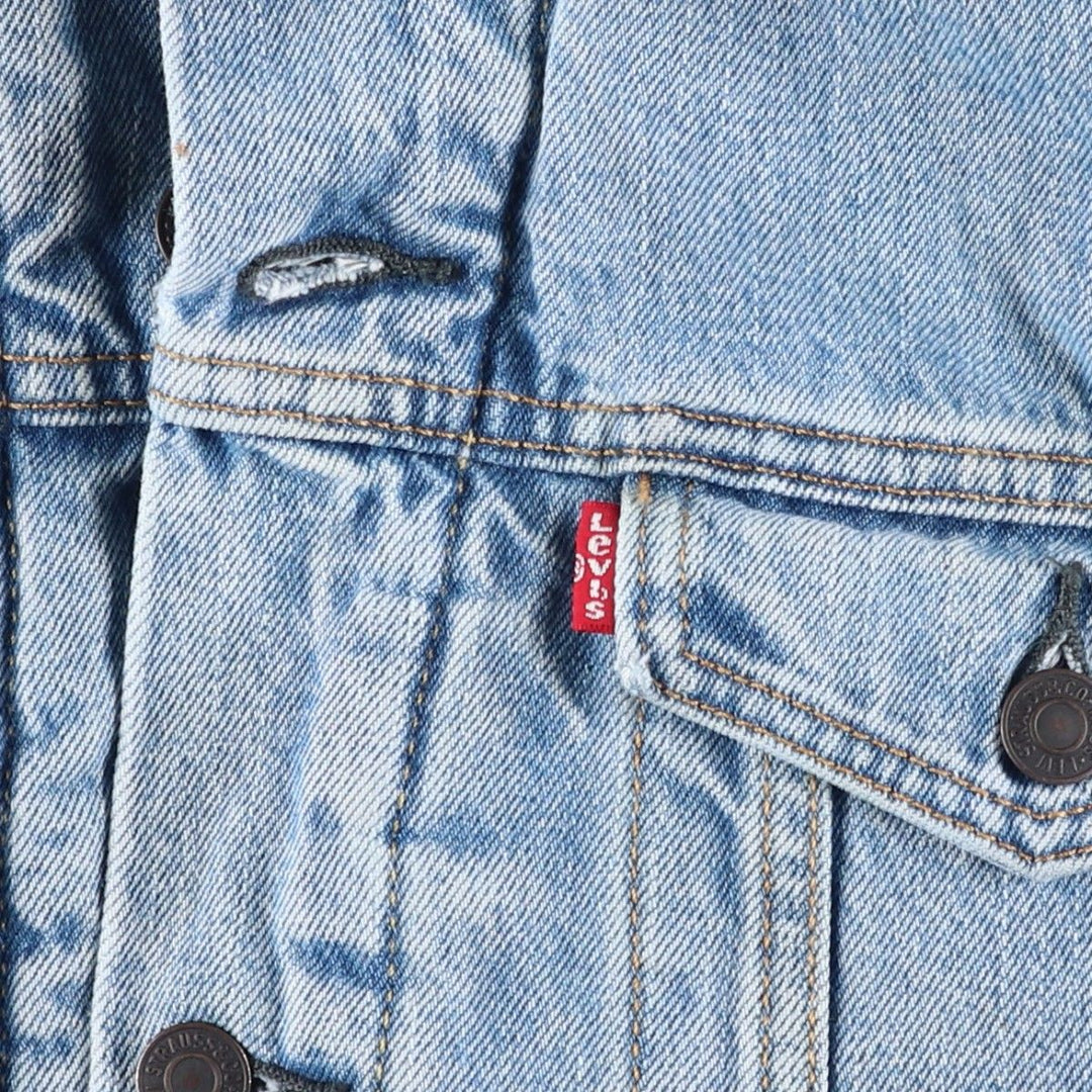 Levi's Padded Denim Jacket, Men's Size XL cotton blue type Vintage Second Hand