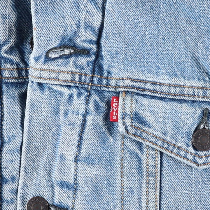 Levi's Padded Denim Jacket, Men's Size XL cotton blue type Vintage Second Hand