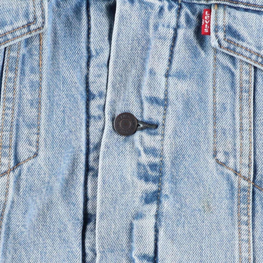 Levi's Padded Denim Jacket, Men's Size XL cotton blue type Vintage Second Hand