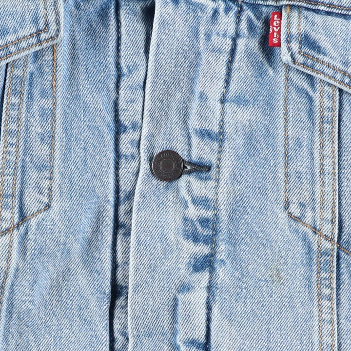 Levi's Padded Denim Jacket, Men's Size XL cotton blue type Vintage Second Hand
