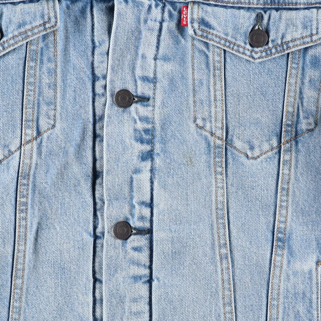 Levi's Padded Denim Jacket, Men's Size XL cotton blue type Vintage Second Hand