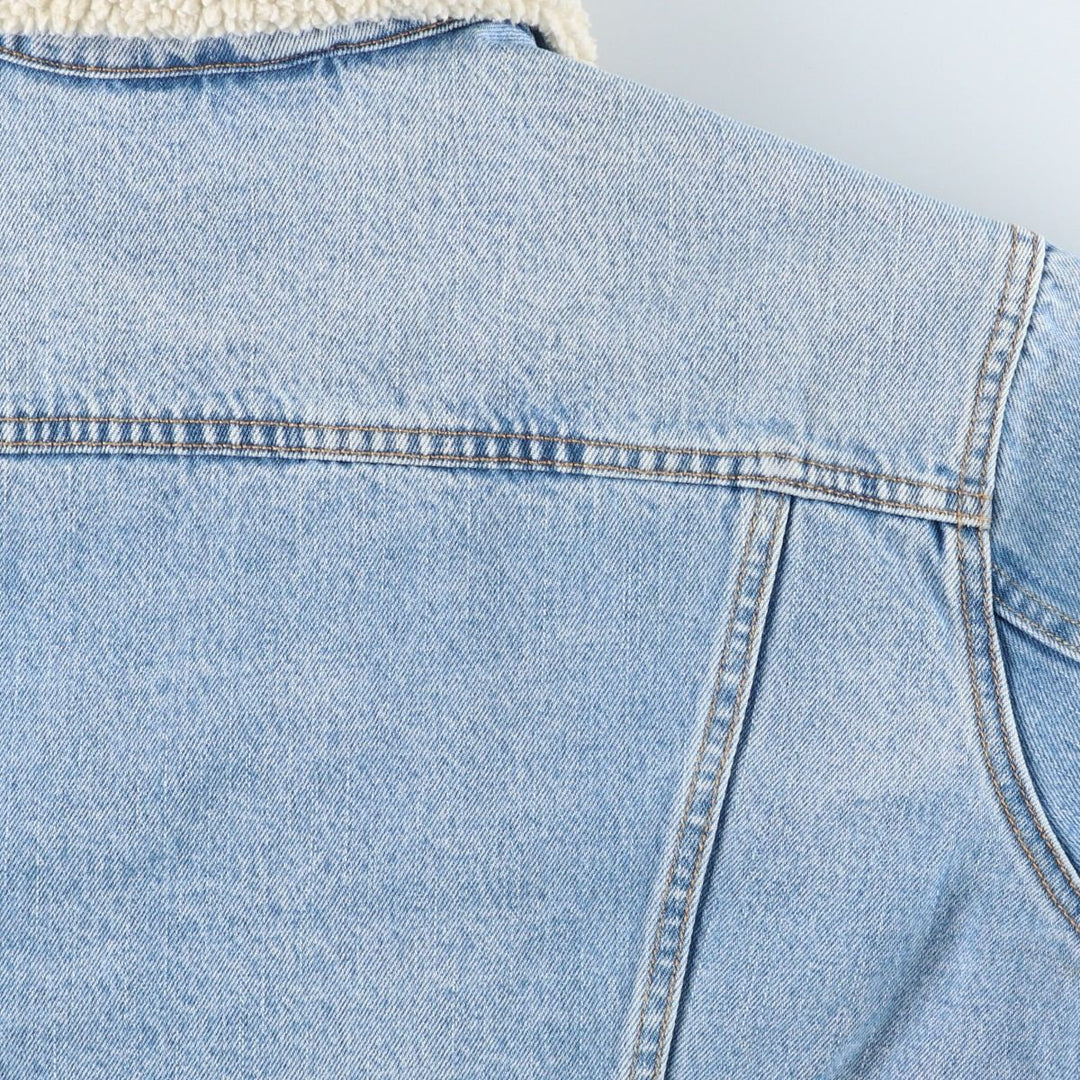 Levi's Padded Denim Jacket, Men's Size XL cotton blue type Vintage Second Hand