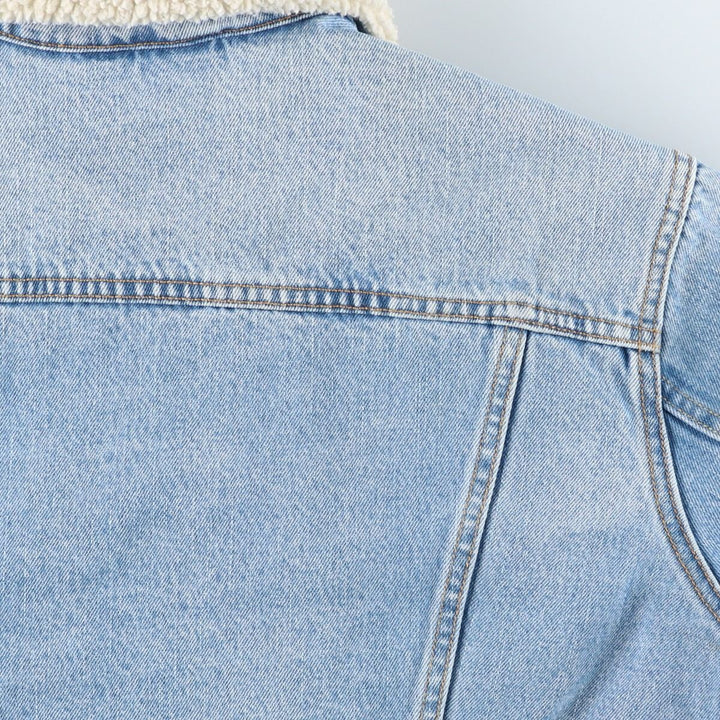 Levi's Padded Denim Jacket, Men's Size XL cotton blue type Vintage Second Hand