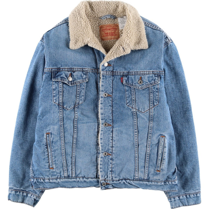 Levi's Standard Trucker Padded Denim Jacket, Men's Size XL cotton blue type Vintage Second Hand