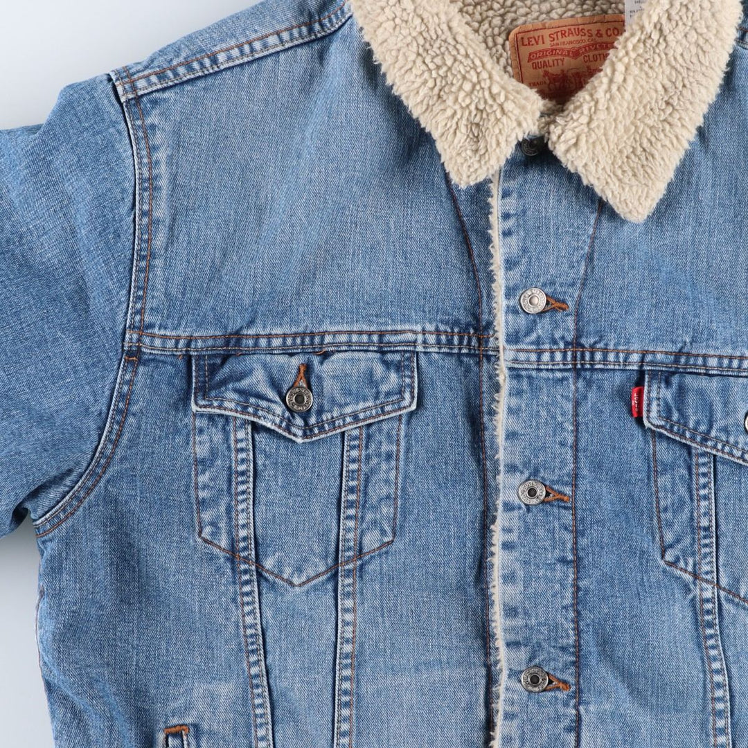 Levi's Standard Trucker Padded Denim Jacket, Men's Size XL cotton blue type Vintage Second Hand