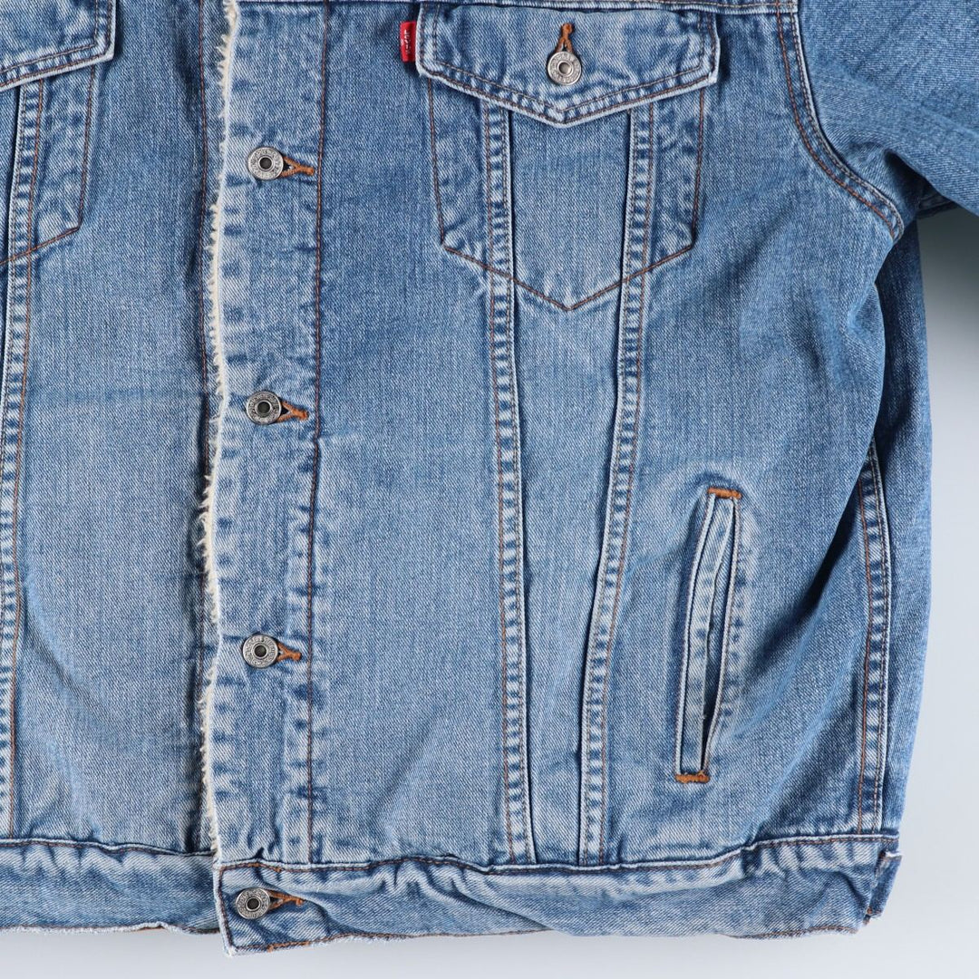 Levi's Standard Trucker Padded Denim Jacket, Men's Size XL cotton blue type Vintage Second Hand