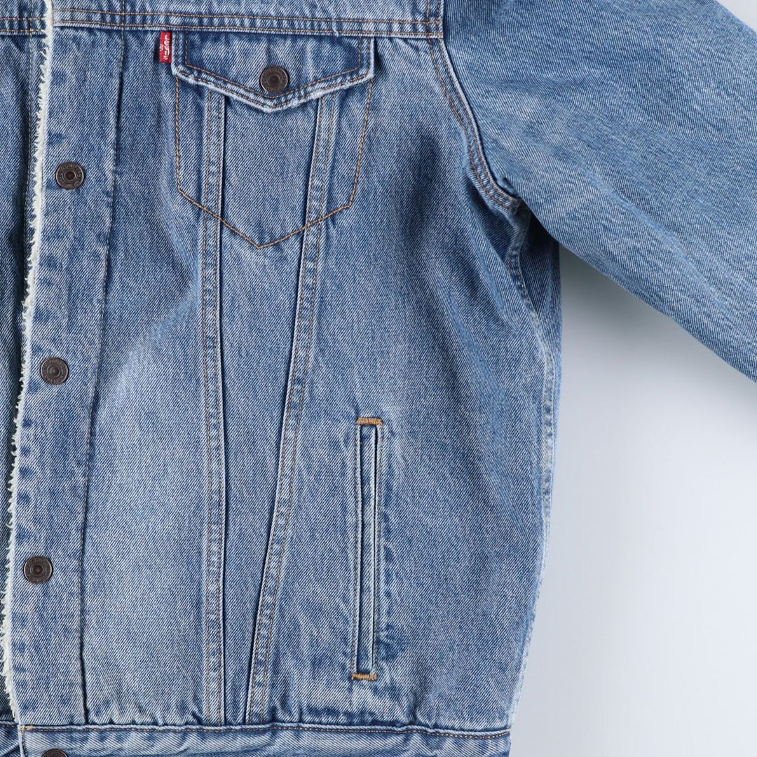 Levi's Padded Denim Jacket, Men's Size XL cotton blue type Vintage Second Hand