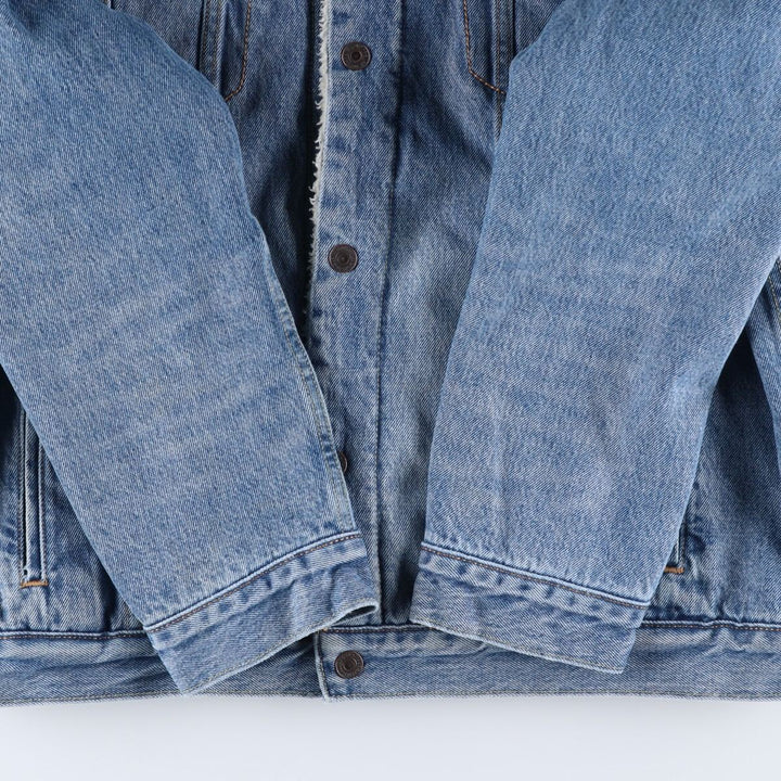 Levi's Padded Denim Jacket, Men's Size XL cotton blue type Vintage Second Hand