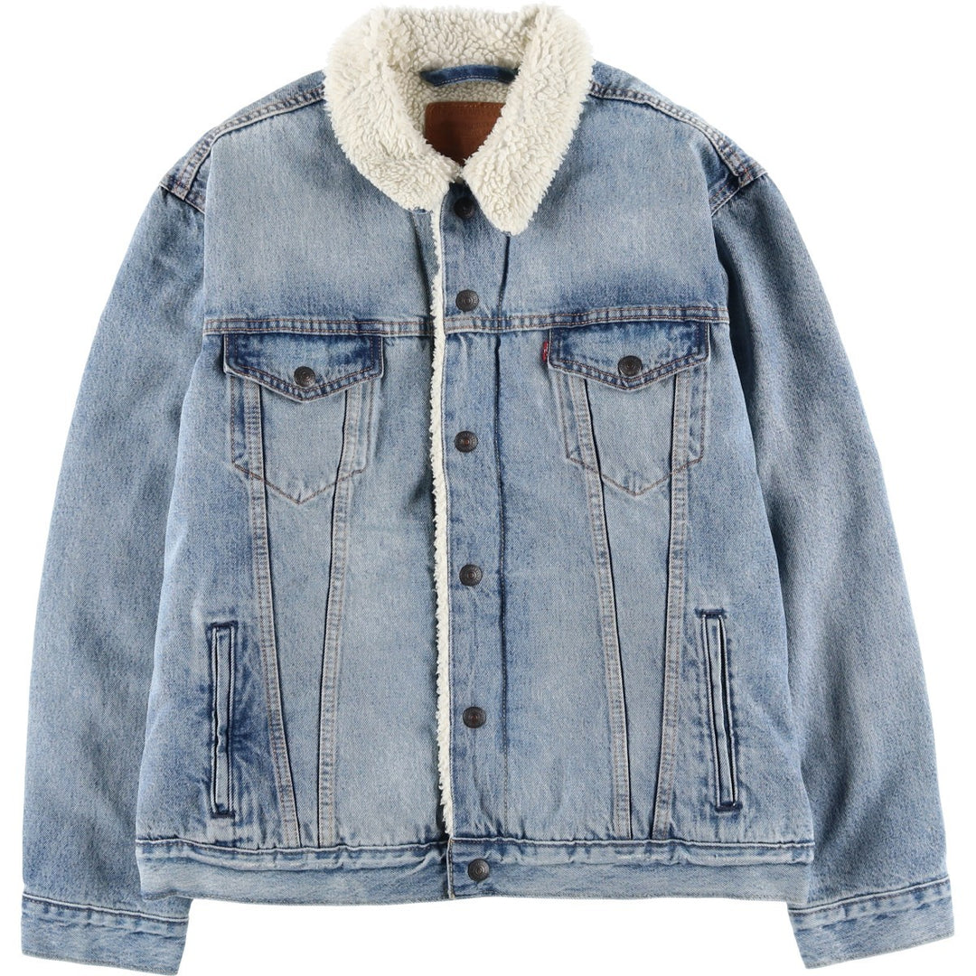 Levi's PREMIUM Padded Denim Jacket, Men's Size L cotton blue type Vintage Second Hand