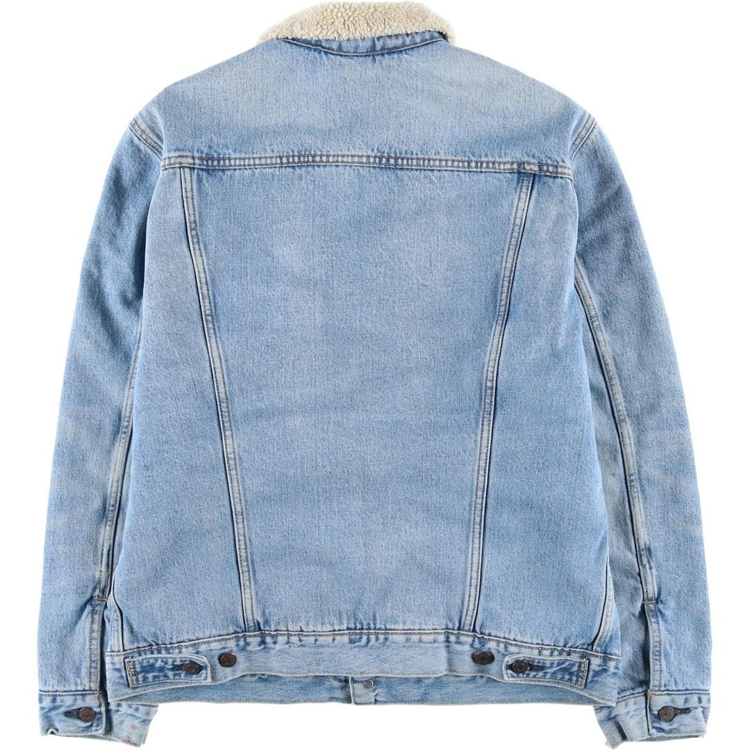 Levi's padded denim jacket, size L, men's cotton blue type Vintage Second Hand