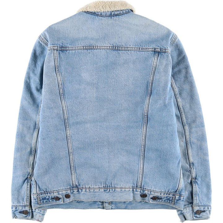 Levi's padded denim jacket, size L, men's cotton blue type Vintage Second Hand