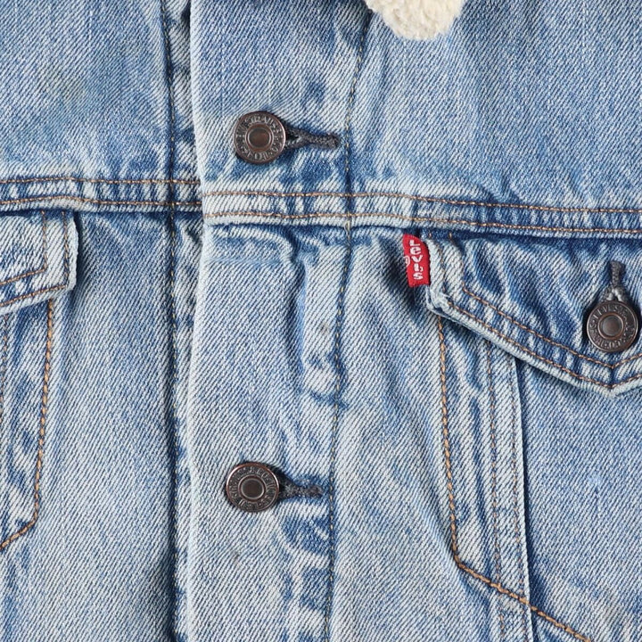 Levi's padded denim jacket, size L, men's cotton blue type Vintage Second Hand