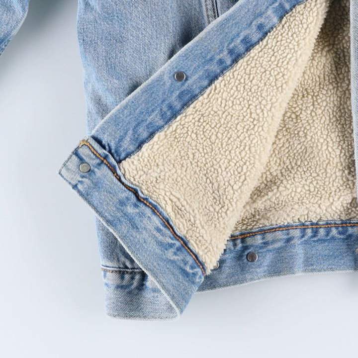 Levi's padded denim jacket, size L, men's cotton blue type Vintage Second Hand