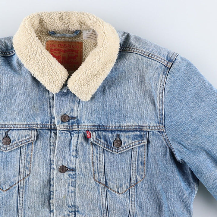 Levi's padded denim jacket, size L, men's cotton blue type Vintage Second Hand