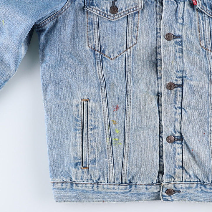 Levi's padded denim jacket, size L, men's cotton blue type Vintage Second Hand