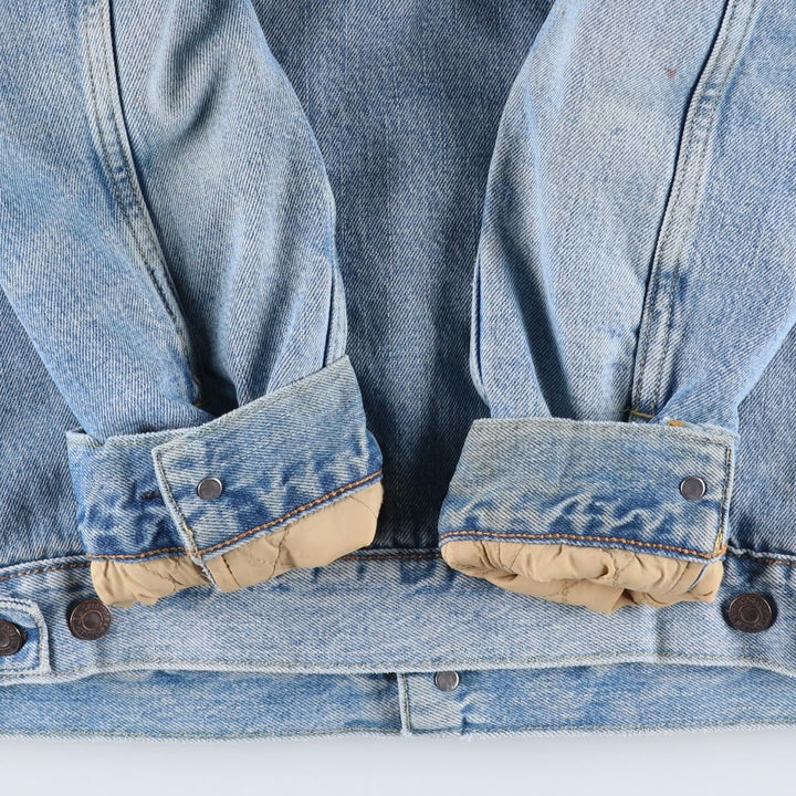 Levi's padded denim jacket, size L, men's cotton blue type Vintage Second Hand