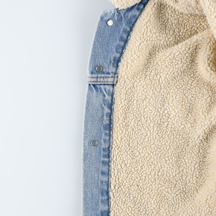 Levi's padded denim jacket, size L, men's cotton blue type Vintage Second Hand