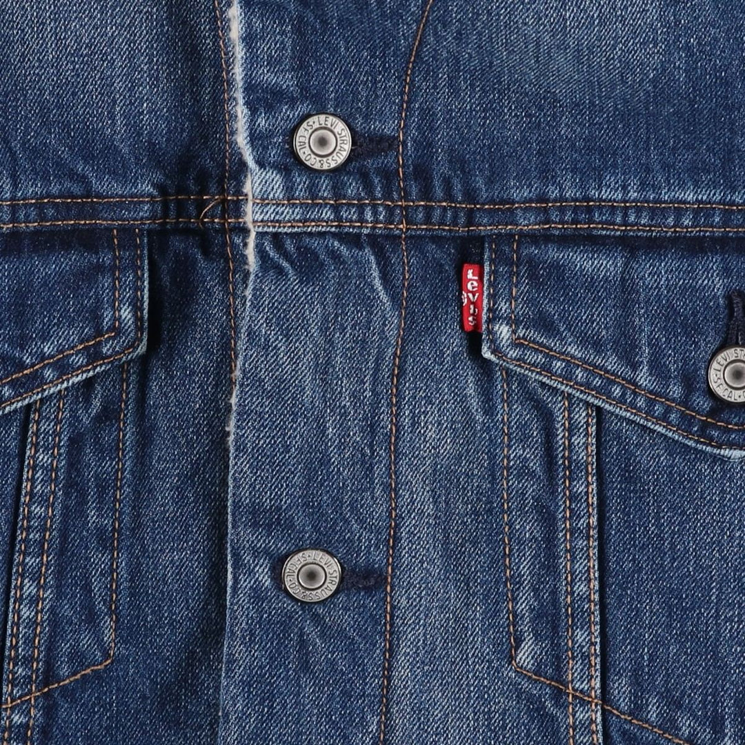 Levi's Padded Denim Jacket, Men's Size XL cotton blue type Vintage Second Hand