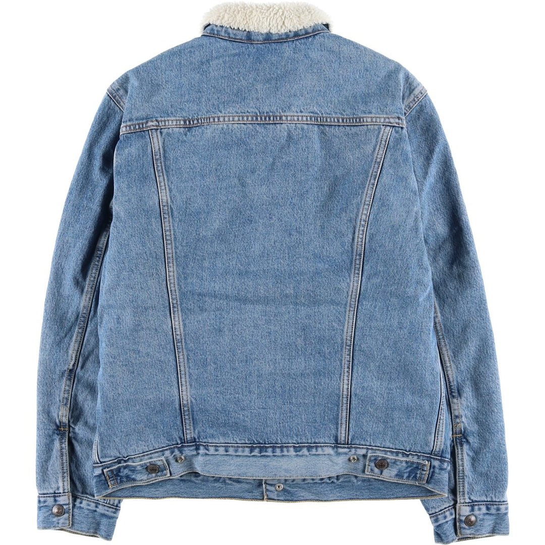 Levi's padded denim jacket, size M, men's cotton blue type Vintage Second Hand