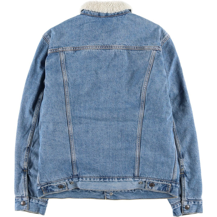 Levi's padded denim jacket, size M, men's cotton blue type Vintage Second Hand