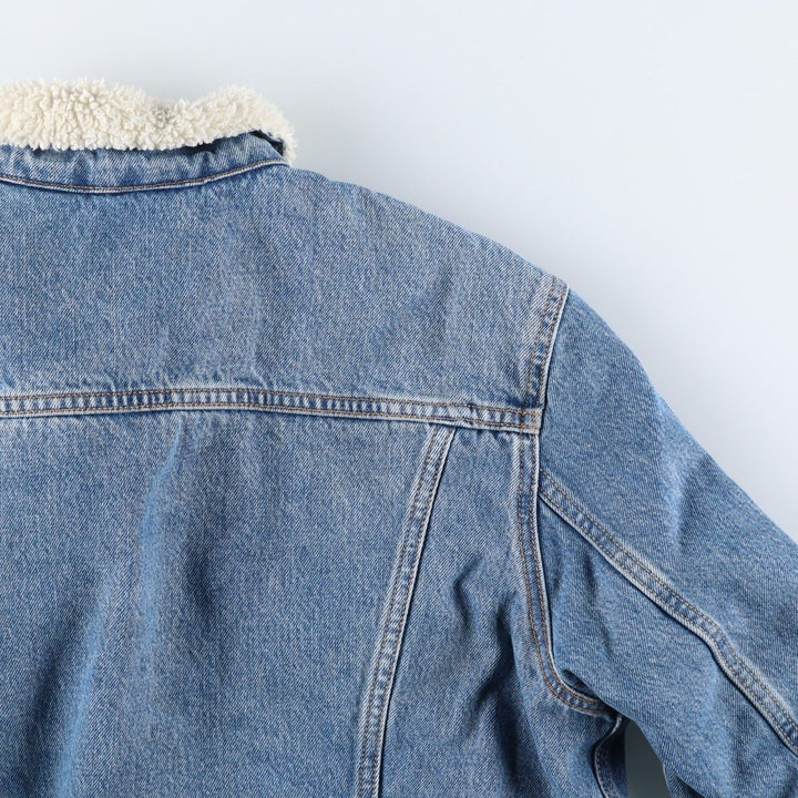 Levi's padded denim jacket, size M, men's cotton blue type Vintage Second Hand