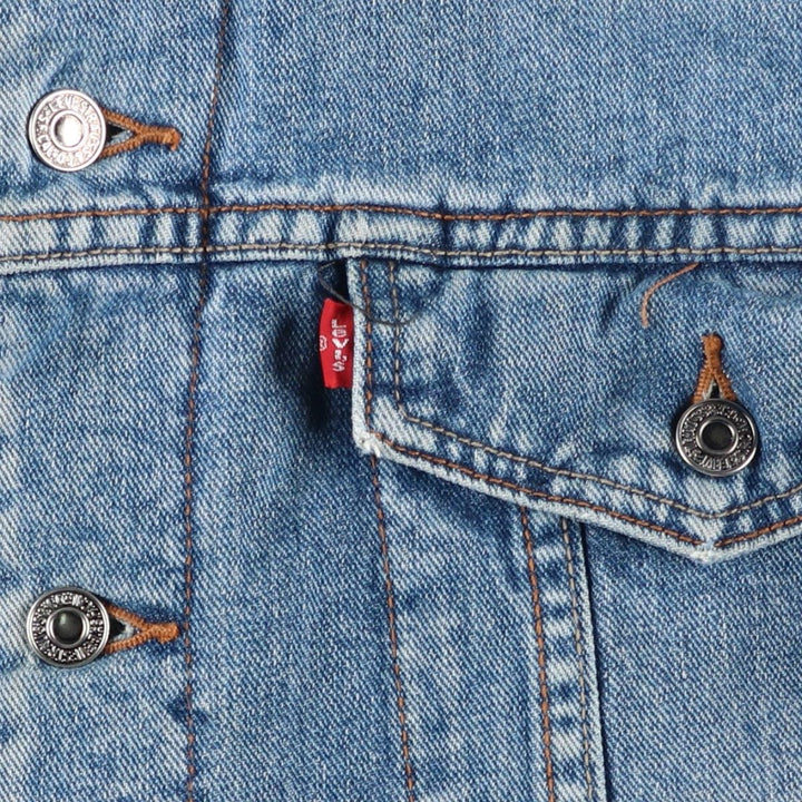 Levi's 70520 Padded Denim Jacket, Men's Size Medium unclear blue type Vintage Second Hand