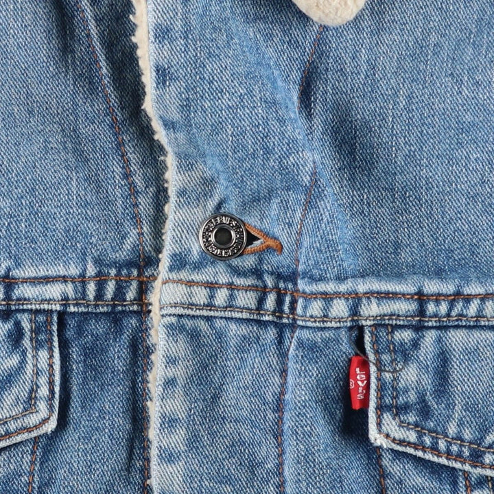 Levi's 70520 Padded Denim Jacket, Men's Size Medium unclear blue type Vintage Second Hand