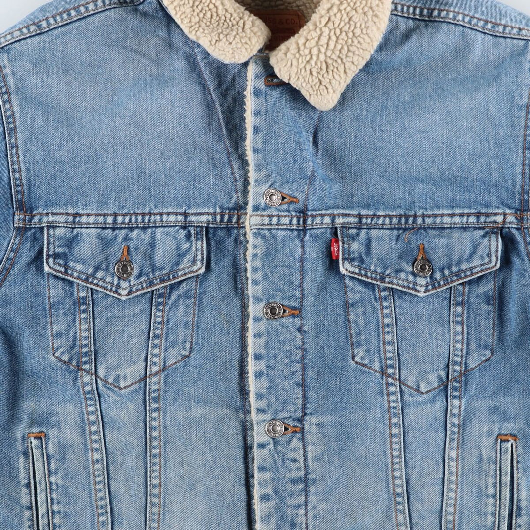 Levi's 70520 Padded Denim Jacket, Men's Size Medium unclear blue type Vintage Second Hand