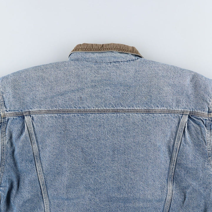 90'S GAP Vintage Denim Jacket, Made in USA, Men's Size L cotton blue type Vintage Second Hand
