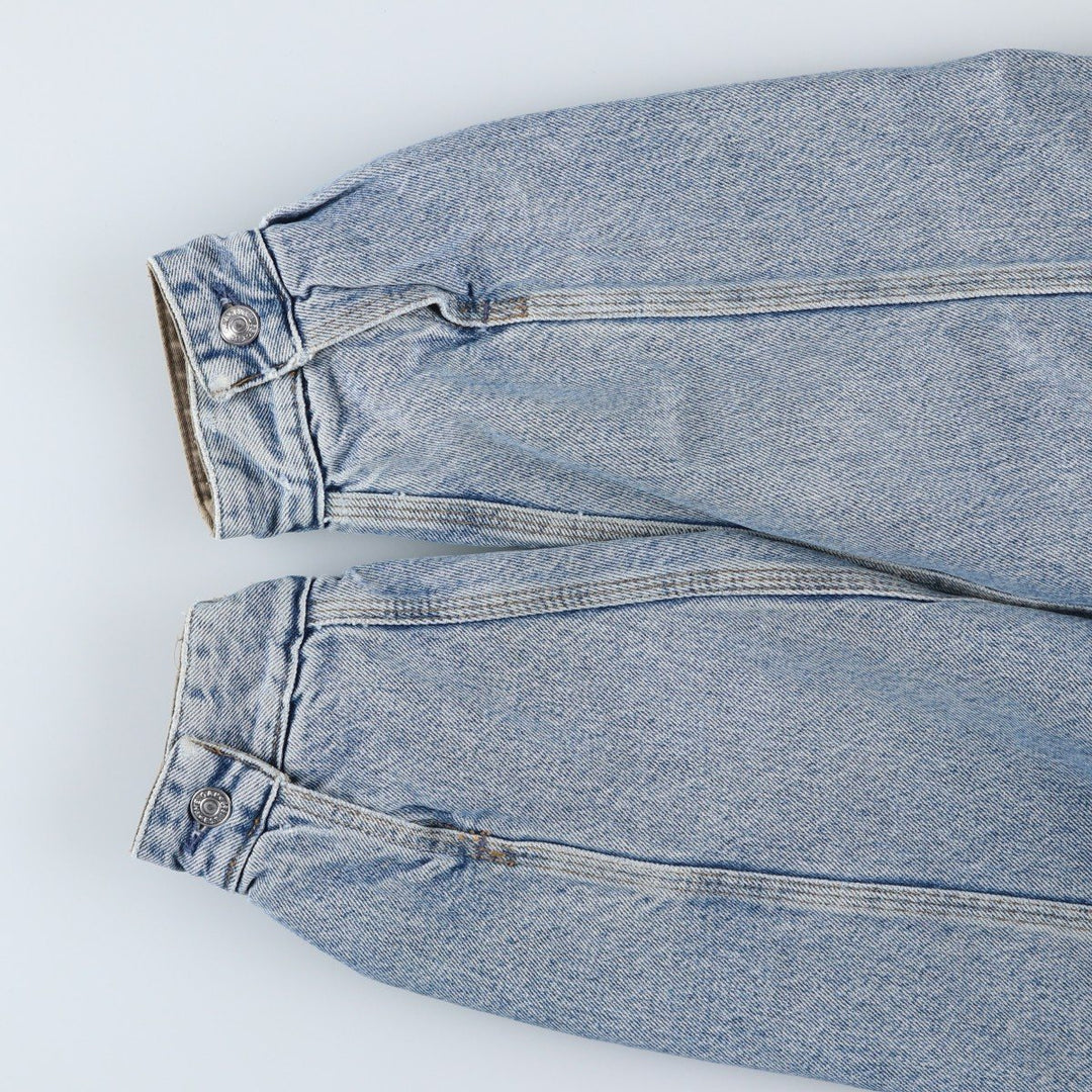 90'S GAP Vintage Denim Jacket, Made in USA, Men's Size L cotton blue type Vintage Second Hand