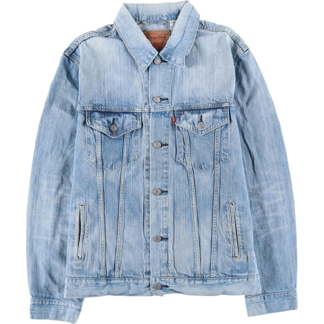 Levi's denim jacket, denim jacket, men's size XL cotton blue type Vintage Second Hand