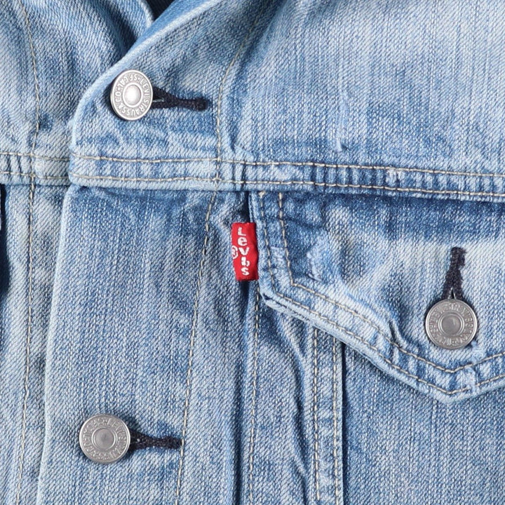 Levi's denim jacket, denim jacket, men's size XL cotton blue type Vintage Second Hand