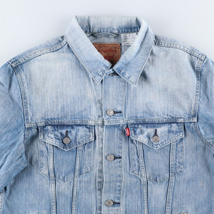 Levi's denim jacket, denim jacket, men's size XL cotton blue type Vintage Second Hand