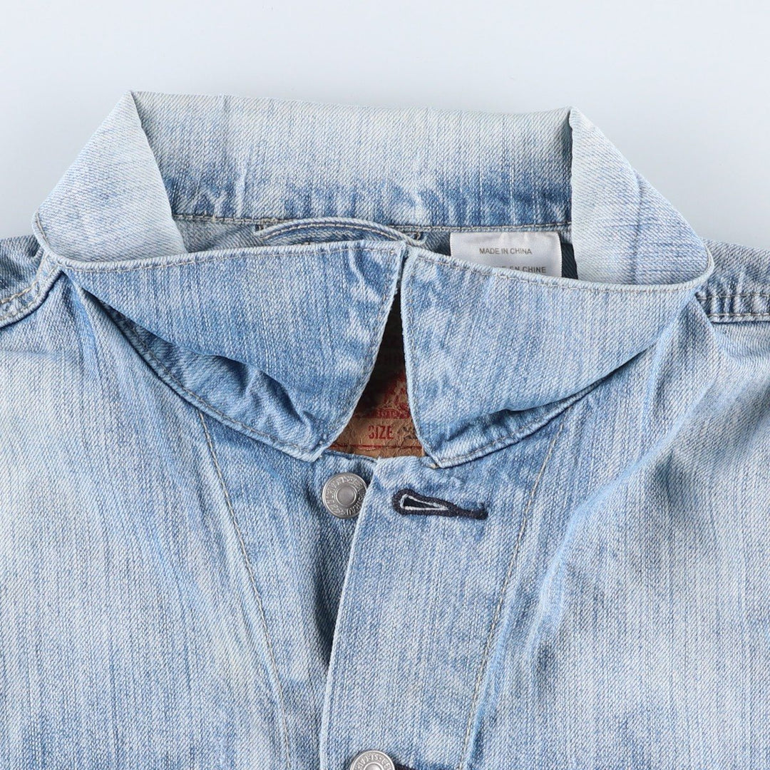 Levi's denim jacket, denim jacket, men's size XL cotton blue type Vintage Second Hand