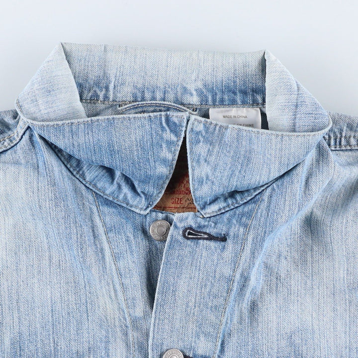 Levi's denim jacket, denim jacket, men's size XL cotton blue type Vintage Second Hand