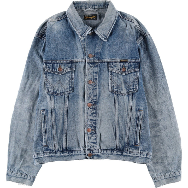Wrangler Denim Jacket, G-Jean, Men's XL cotton blue type Vintage Second Hand