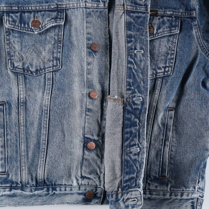Wrangler Denim Jacket, G-Jean, Men's XL cotton blue type Vintage Second Hand