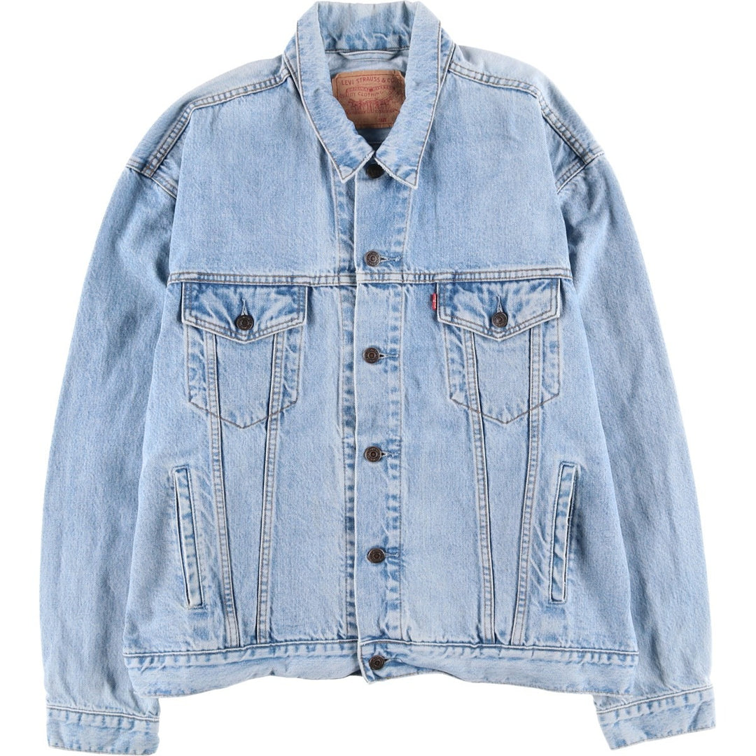 90'S Levi's 70503-0210 Denim Jacket, Men's XXL, Vintage cotton blue type Vintage Second Hand