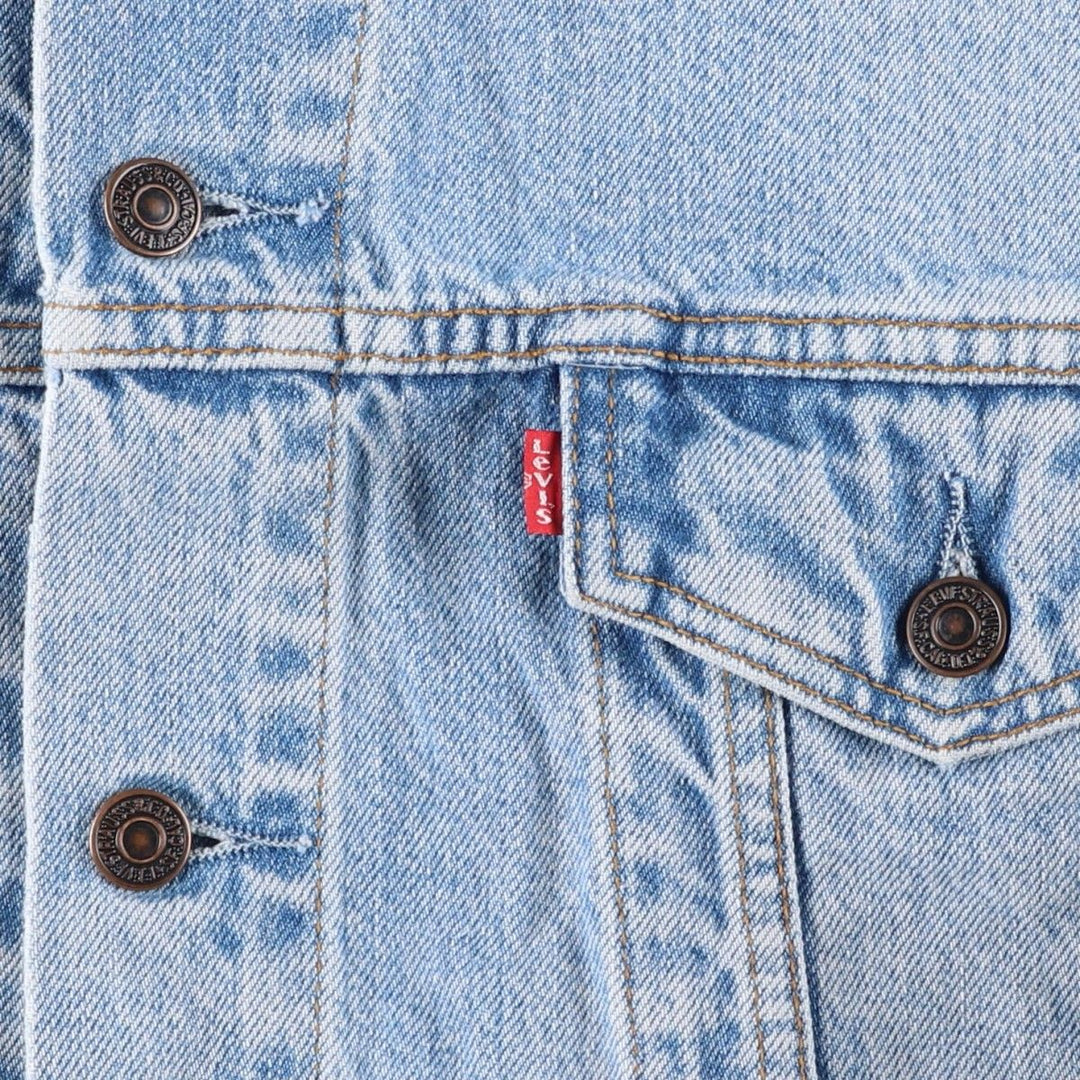 90'S Levi's 70503-0210 Denim Jacket, Men's XXL, Vintage cotton blue type Vintage Second Hand