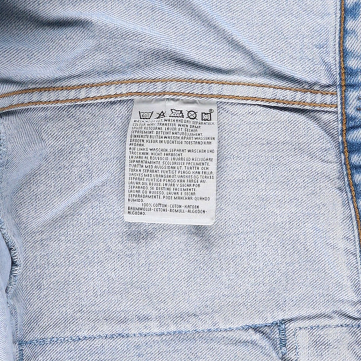 90'S Levi's 70503-0210 Denim Jacket, Men's XXL, Vintage cotton blue type Vintage Second Hand