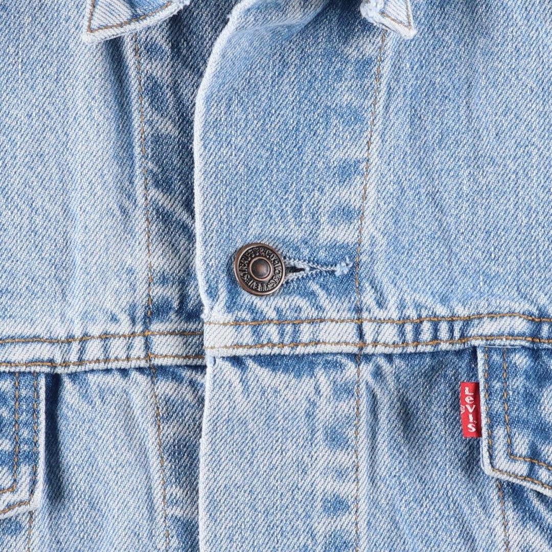 90'S Levi's 70503-0210 Denim Jacket, Men's XXL, Vintage cotton blue type Vintage Second Hand