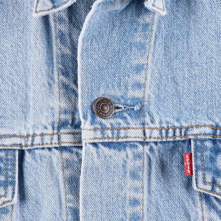 90'S Levi's 70503-0210 Denim Jacket, Men's XXL, Vintage cotton blue type Vintage Second Hand