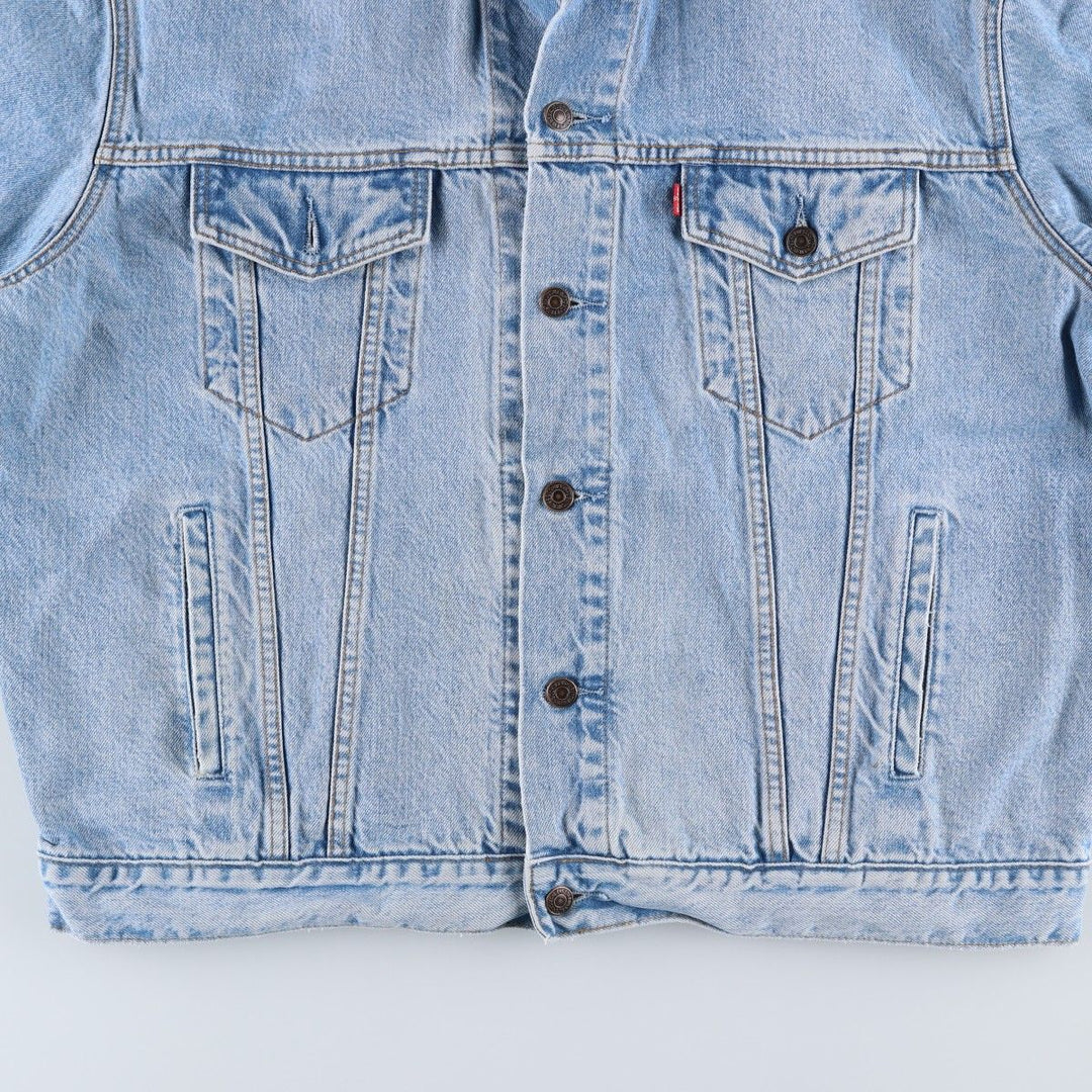 90'S Levi's 70503-0210 Denim Jacket, Men's XXL, Vintage cotton blue type Vintage Second Hand