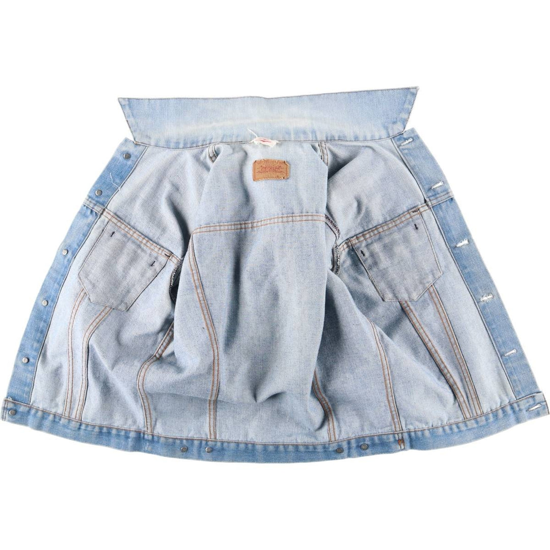 Vintage 80s-90'S Levi's 70500 denim jacket, size M, men's unclear Blue type light blue Vintage Second Hand
