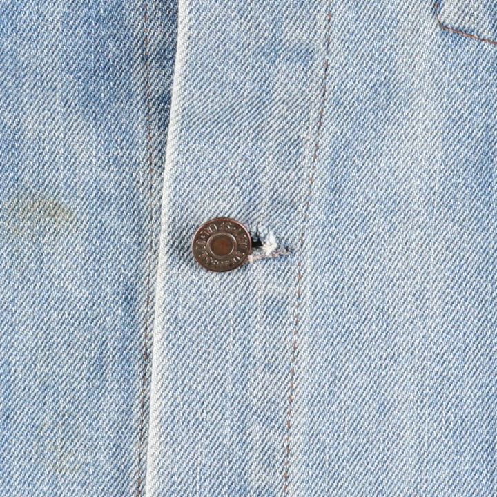Vintage 80s-90'S Levi's 70500 denim jacket, size M, men's unclear Blue type light blue Vintage Second Hand