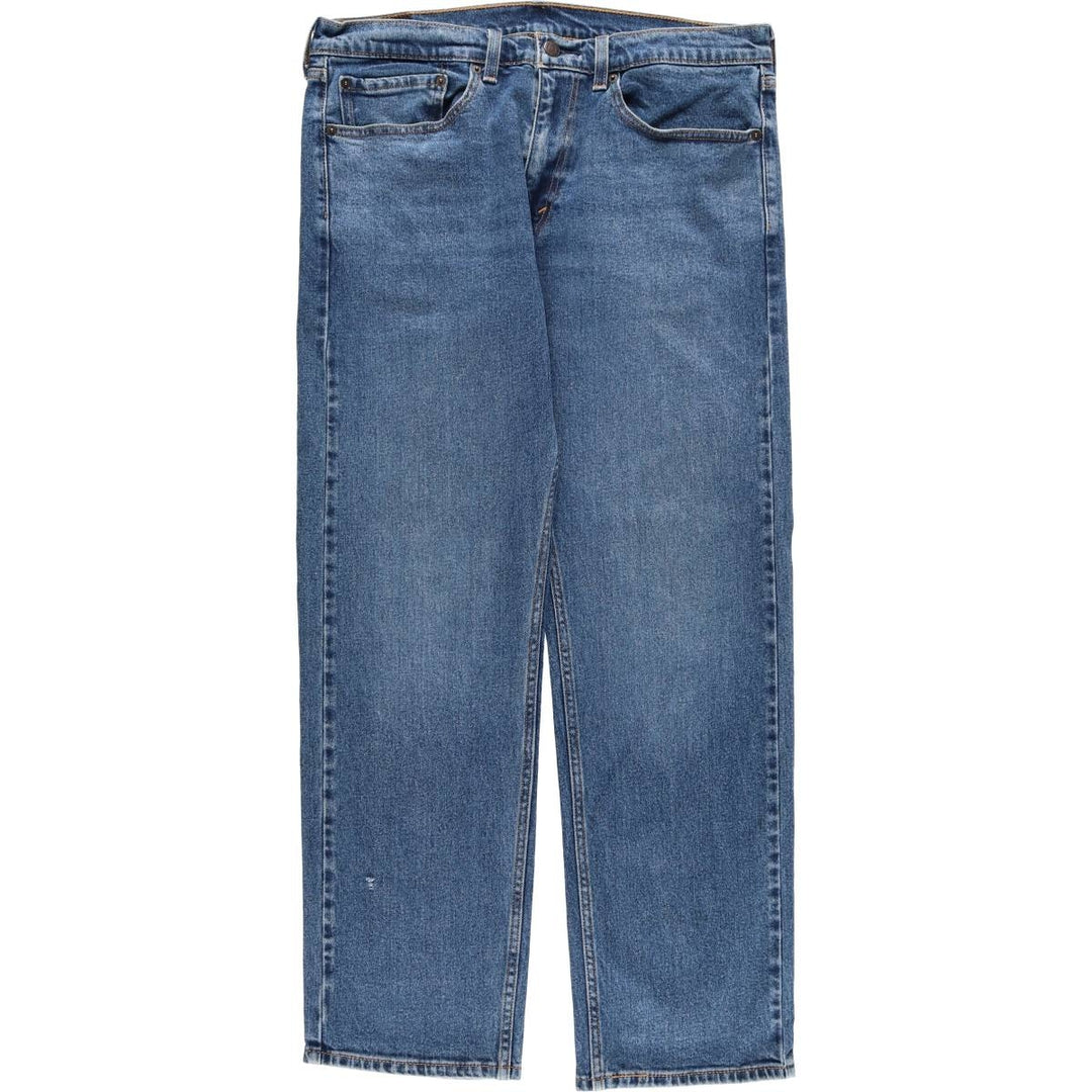 Levi's 505 tapered denim pants for men, size w36 unclear blue type Vintage Second Hand