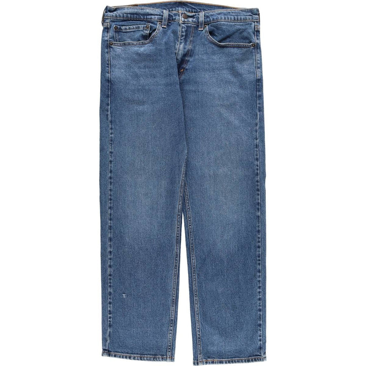 Levi's 505 tapered denim pants for men, size w36 unclear blue type Vintage Second Hand