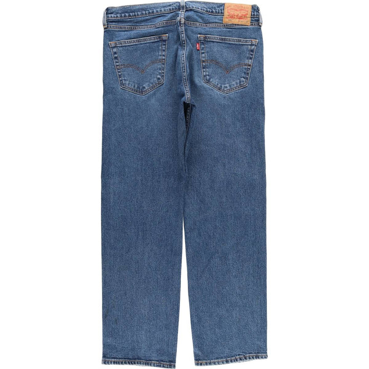 Levi's 505 tapered denim pants for men, size w36 unclear blue type Vintage Second Hand