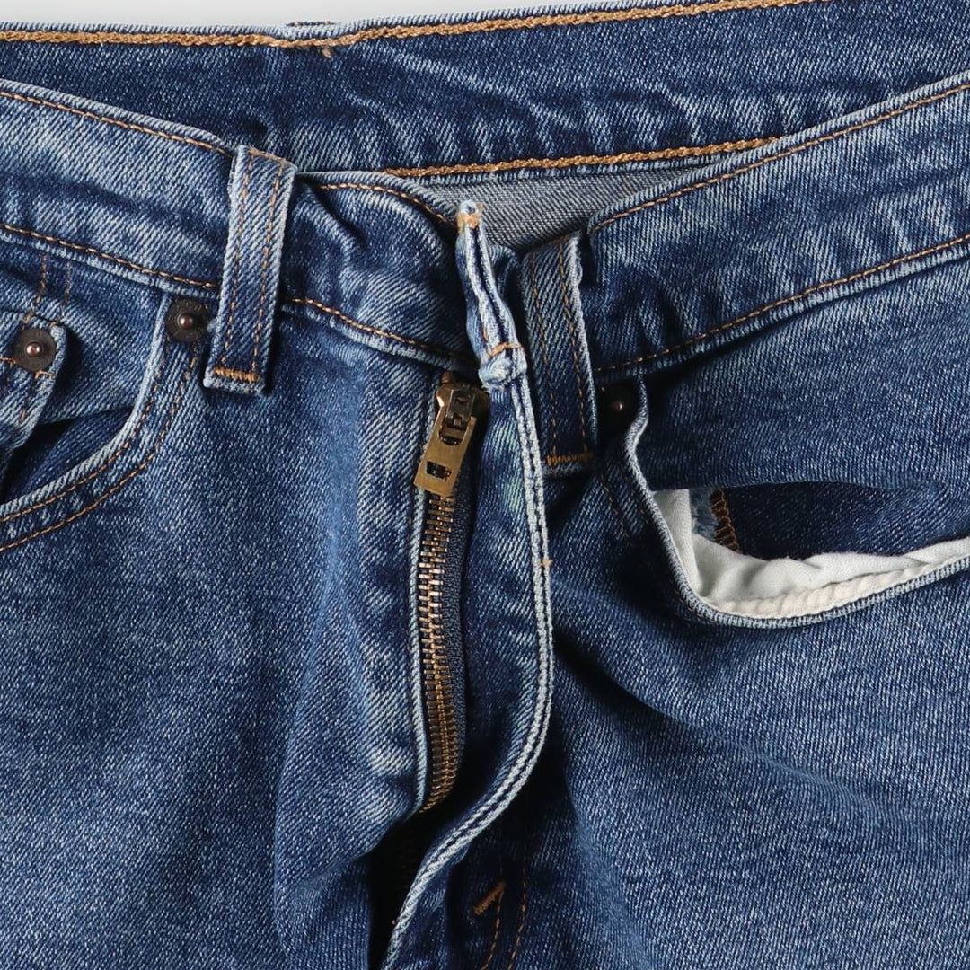Levi's 505 tapered denim pants for men, size w36 unclear blue type Vintage Second Hand
