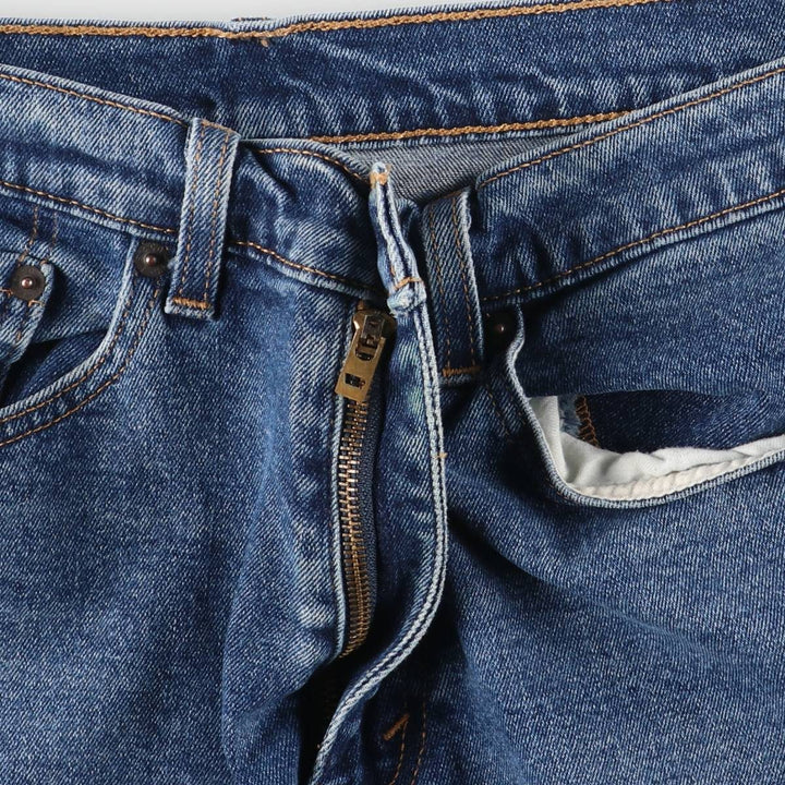 Levi's 505 tapered denim pants for men, size w36 unclear blue type Vintage Second Hand